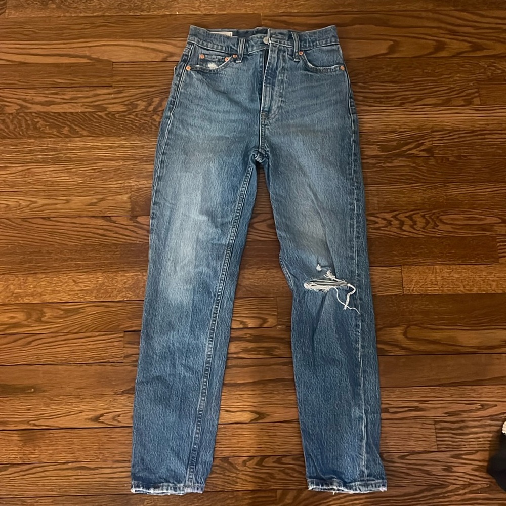 Gap jeans. Size 24, 00, cheeky straight sky high